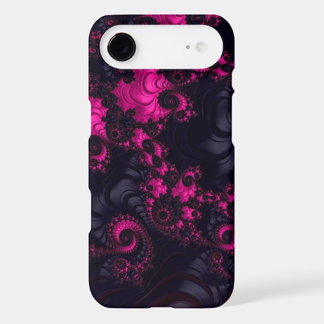 Gorgeous Pink Black Fractal iPhone6 Case (Back)
