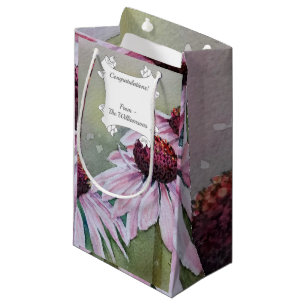 Gorgeous Pink Daisies Small Gift Bag