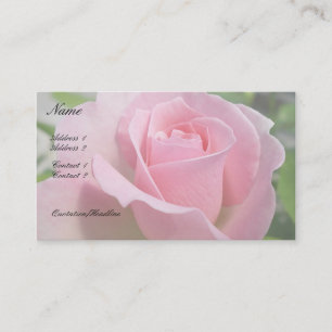 Gorgeous Pink Rose Business Card