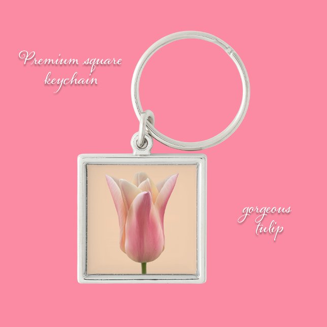 Gorgeous Pink Tulip Keychain Gifts (Creator Uploaded)