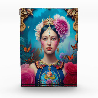 Gorgeous princess portrait photo block