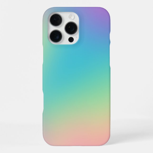 Gorgeous Rainbow Gradient iPhone Case (Back)