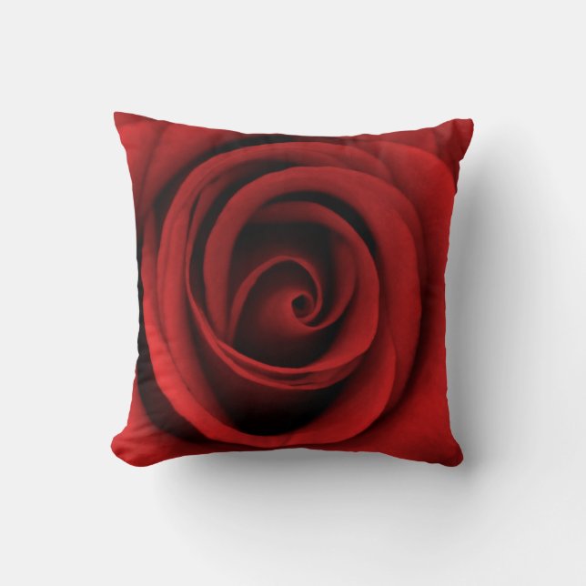 Gorgeous Rose Accent Pillow (Front)