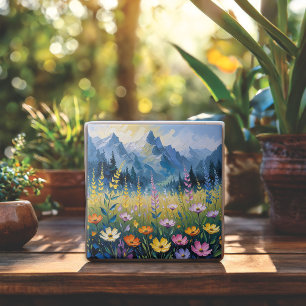 Gorgeous Scenic Watercolor Ceramic Tile