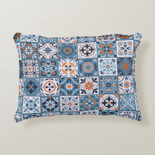 Gorgeous seamless pattern in a fashionable colour  decorative cushion
