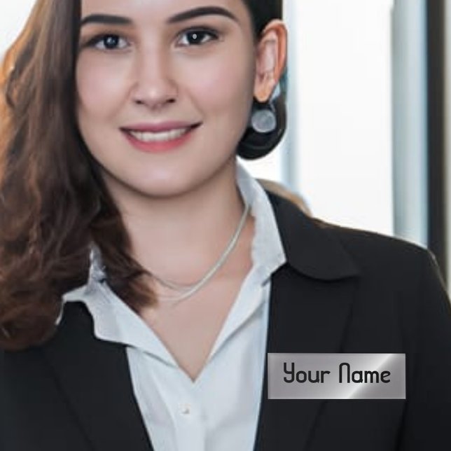 Gorgeous Silver Sheen  Name Tag (Creator Uploaded)