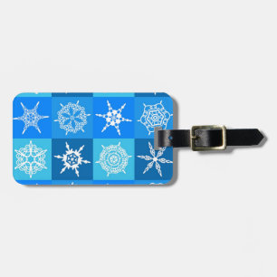 GORGEOUS SNOWFLAKES LUGGAGE TAG