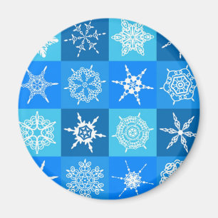 GORGEOUS SNOWFLAKES MAGNET