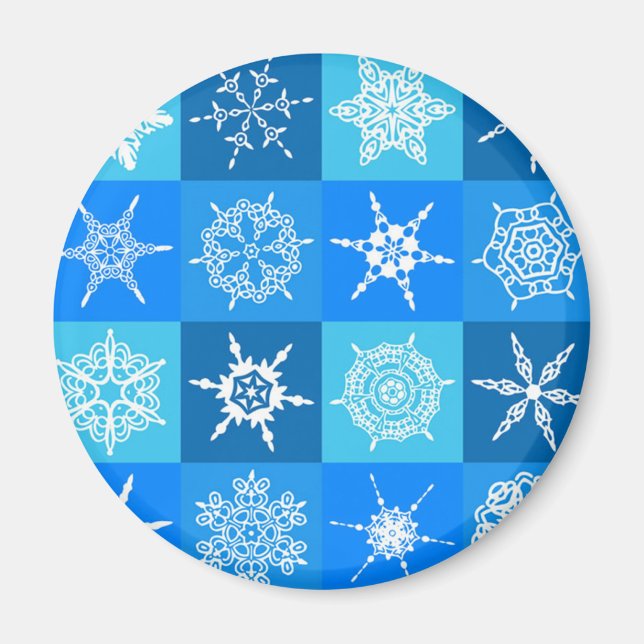GORGEOUS SNOWFLAKES MAGNET (Front)