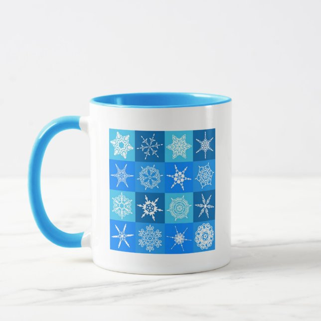 GORGEOUS SNOWFLAKES MUG (Left)