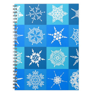 GORGEOUS SNOWFLAKES NOTEBOOK