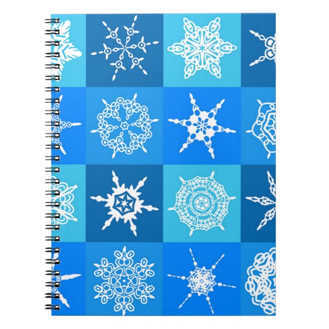 GORGEOUS SNOWFLAKES NOTEBOOK (Front)