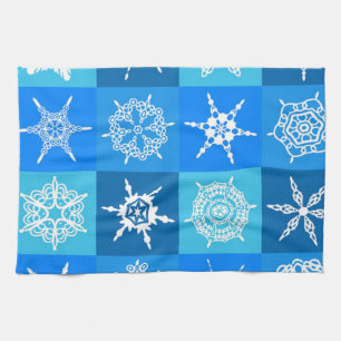 GORGEOUS SNOWFLAKES TEA TOWEL