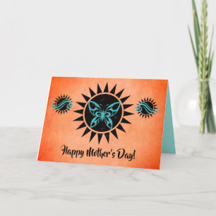 Gorgeous Southwestern Butterfly Mother's Day Card