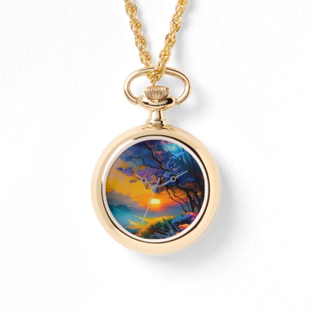 Gorgeous Sunrise over pond  Watch (Front)