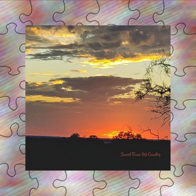 Gorgeous Sunset Texas Hill Country Game Jigsaw Puzzle (Creator Uploaded)