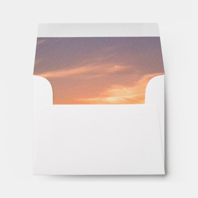 Gorgeous Sunset | Turks and Caicos Photo Envelopes (Back (Bottom))