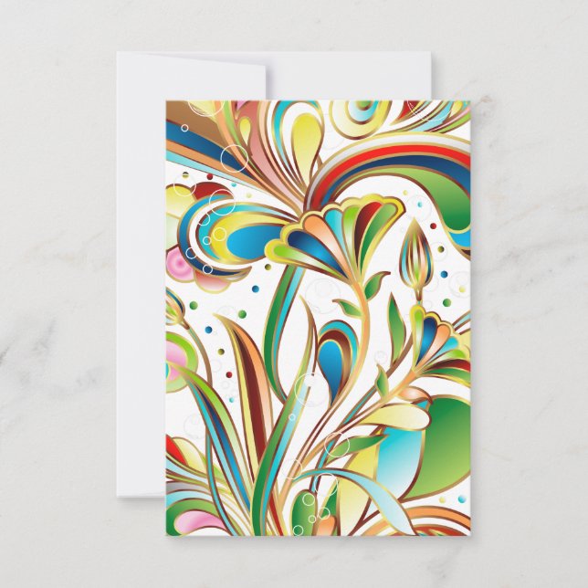 Gorgeous Swirling Flowers (Front)