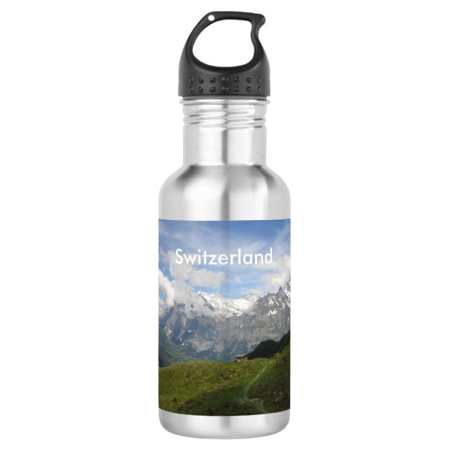 Gorgeous Swiss Landscape 532 Ml Water Bottle (Front)