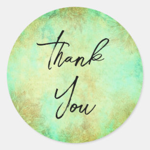 Gorgeous thank you stickers