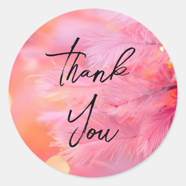 Gorgeous thank you stickers (Front)