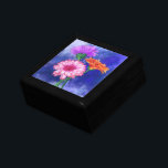 Gorgeous Three Colour Gerberas - Migned Art Drawin Gift Box<br><div class="desc">Gorgeous Three Colour Gerberas - Migned Art Drawing</div>