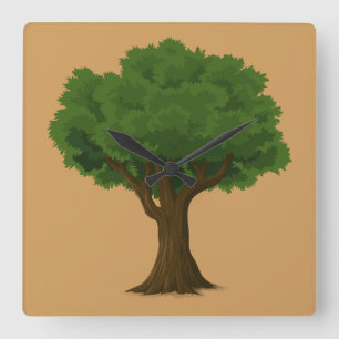 Gorgeous Tree Design Wall Clock