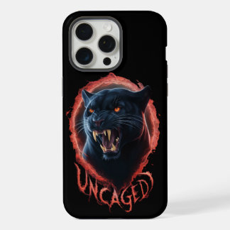 Gorgeous uncaged Black Panther Red Halo iPhone 15 Pro Max Case