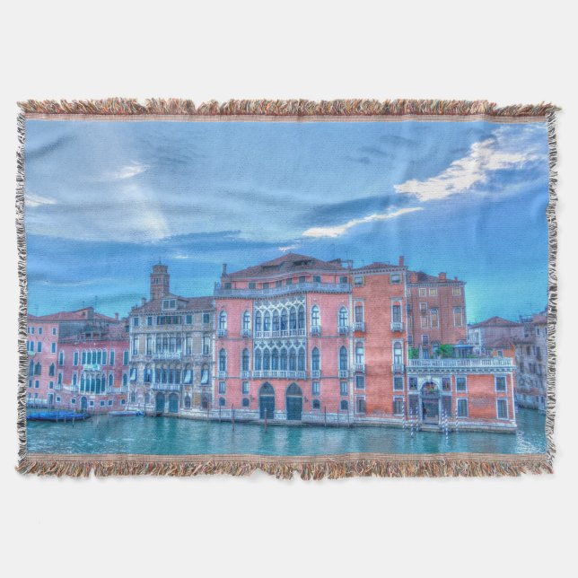 gorgeous Venice Italy Throw Blanket (Front)