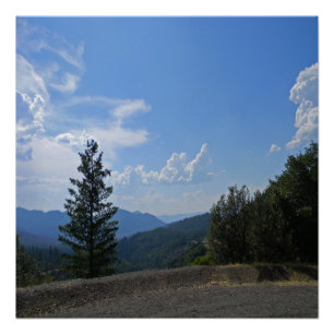 Gorgeous view of the Hayfork valley... Poster