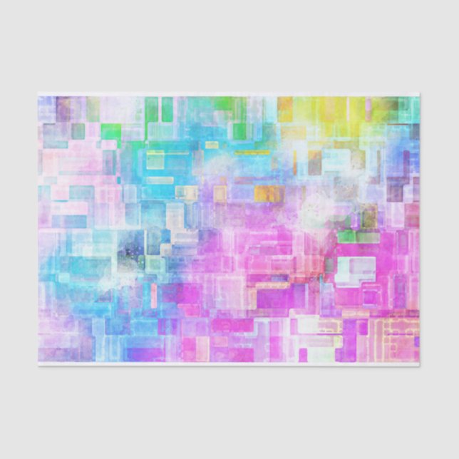 Gorgeous Watercolor Pastels  Tissue Paper (Front)