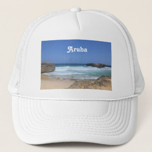 Gorgeous Waves Crashing in Aruba Trucker Hat