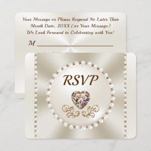 Gorgeous, Wedding RSVP Menu Choice Template