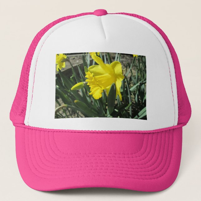 Gorgeous Yellow Daffodils Trucker Hat (Front)
