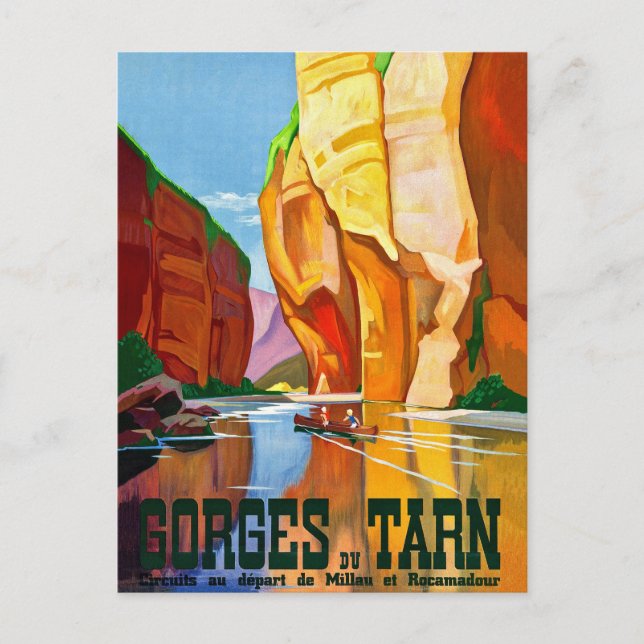 Gorges du Tarn Canyon, France Postcard (Front)