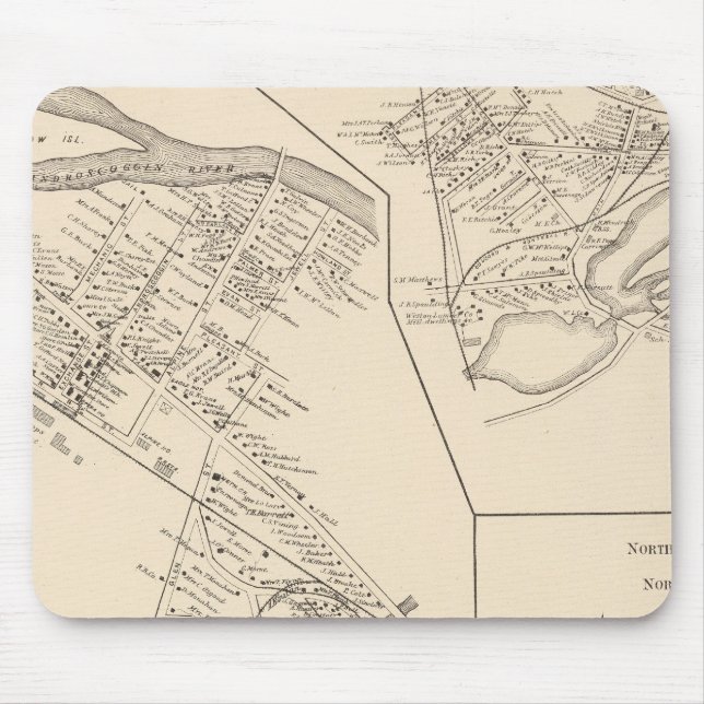 Gorham PO, town of Gorham Mouse Pad (Front)
