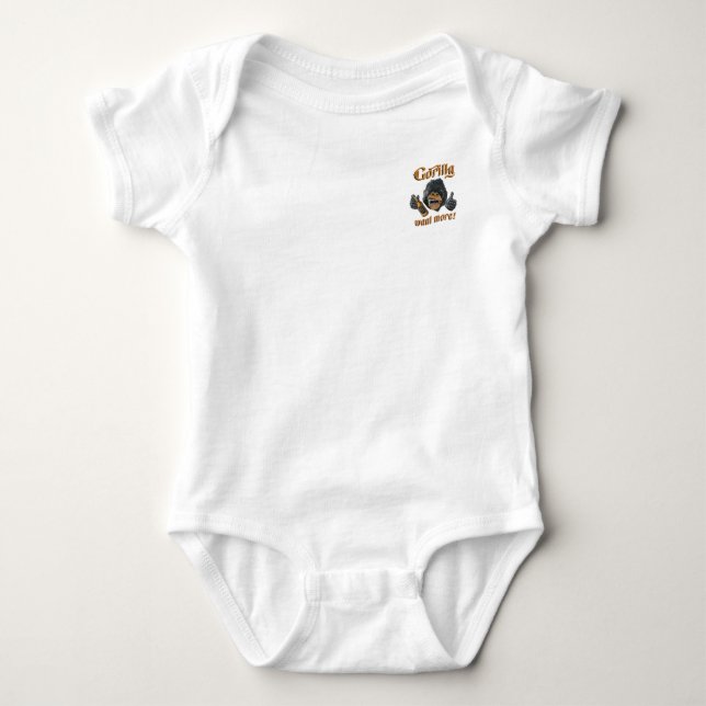 Gorila Beer White Polo Shirt (Front)