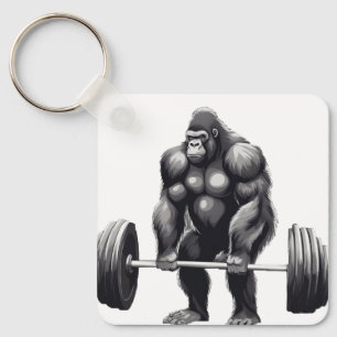Gorila Deadlift  Key Ring