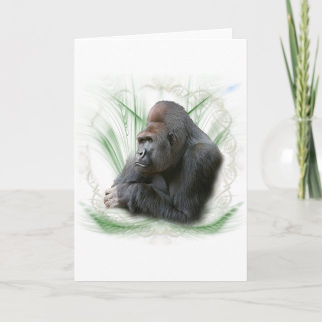 gorilla1 holiday card (Front)