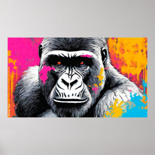 GORILLA 4 POSTER
