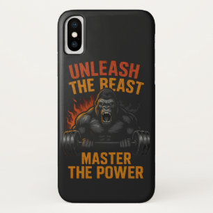 Gorilla Alpha Strength Power – Fitness Muscle Gift iPhone X Case