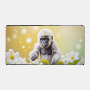 Gorilla Animal Fun Fantastic Surreal Wildlife  Desk Mat