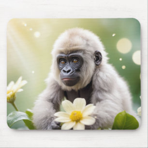 Gorilla Animal Fun Fantastic Surreal Wildlife  Mouse Pad