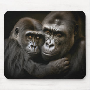 Gorilla Ape Animal Wild Beauty Freedom Wilderness  Mouse Pad