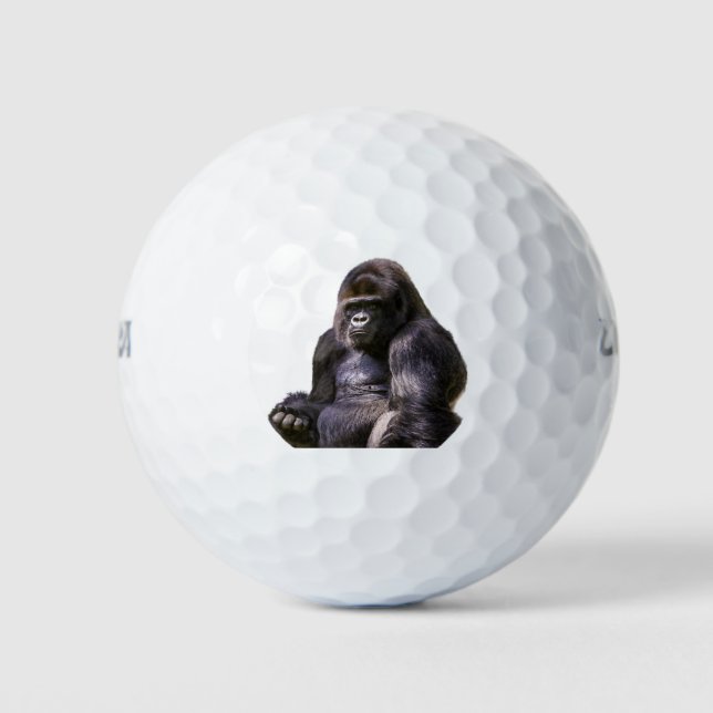 Gorilla Ape Monkey Golf Balls (Front)