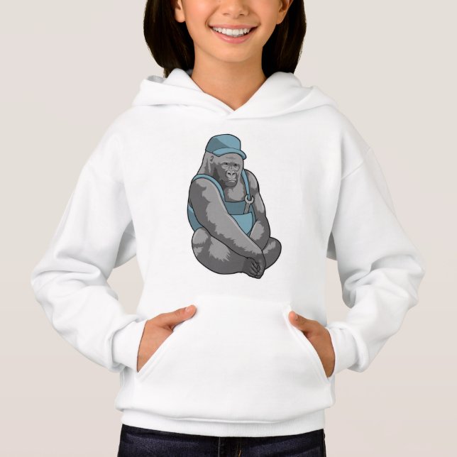 Gorilla as Craftsman with Wrench (Front)