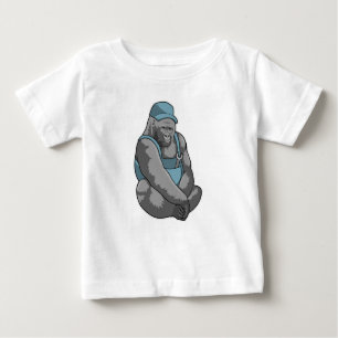 Gorilla as Craftsman with Wrench Baby T-Shirt