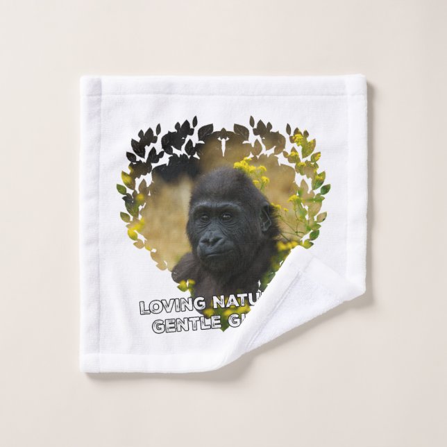 Gorilla Baby - Loving Nature's Gentle Giants Wash Cloth (Wash Cloth)