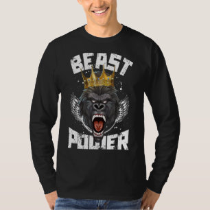 Gorilla Beast Power Motivation Bodybuilding Gym Wo T-Shirt