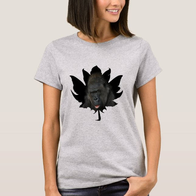 Gorilla Biddy Leaf T-Shirt (Front)
